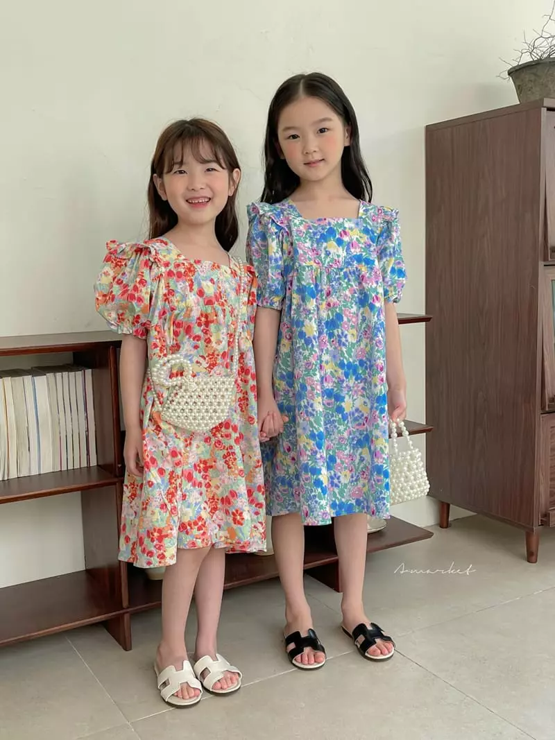 a-Market - Korean Children Fashion - #magicofchildhood - Flower One-piece - 4