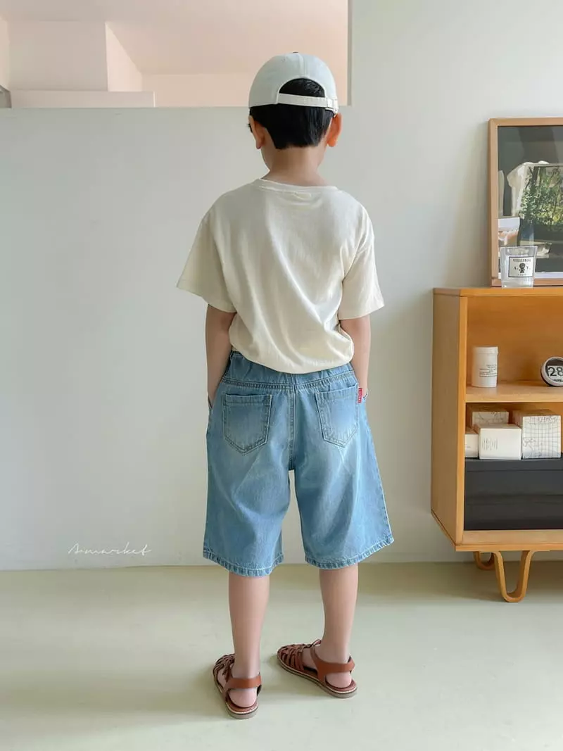 a-Market - Korean Children Fashion - #prettylittlegirls - Denim Morden Pants - 5