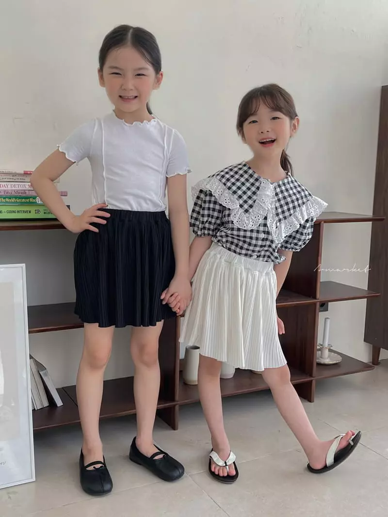a-Market - Korean Children Fashion - #prettylittlegirls - Pleats Skrit - 9