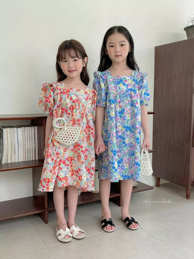 a-Market - Korean Children Fashion - #prettylittlegirls - Flower One-piece - 5