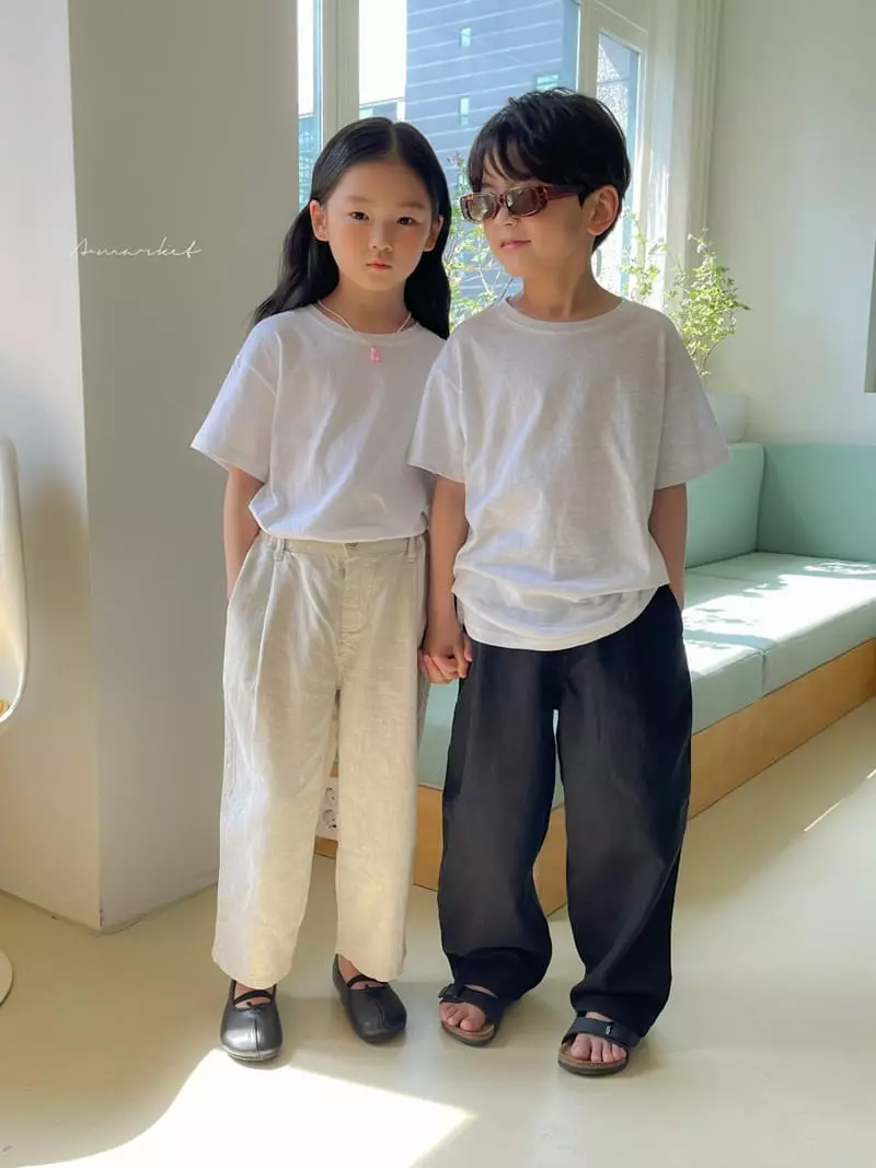 a-Market - Korean Children Fashion - #stylishchildhood - Linen Pintuck Pants - 6