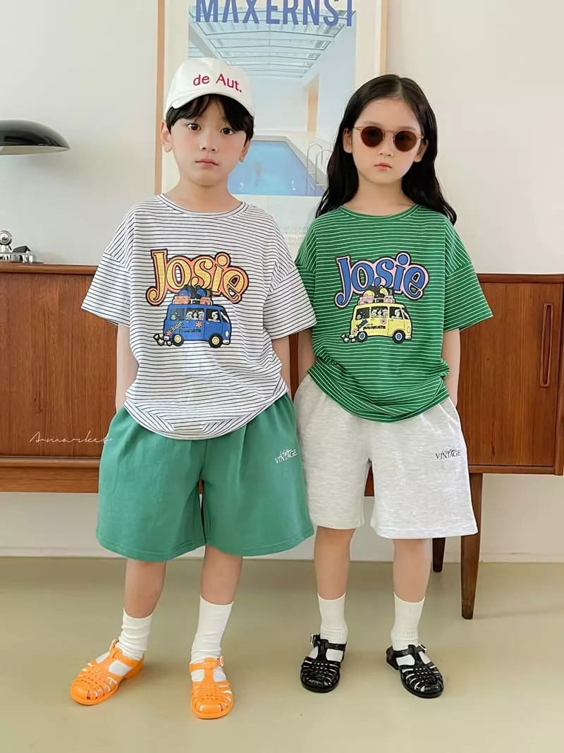 a-Market - Korean Children Fashion - #stylishchildhood - Joshua Stripes Tee - 11