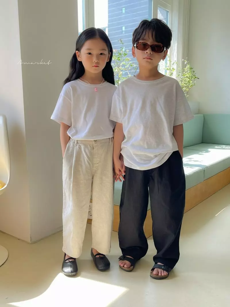 a-Market - Korean Children Fashion - #prettylittlegirls - Linen Pintuck Pants - 4