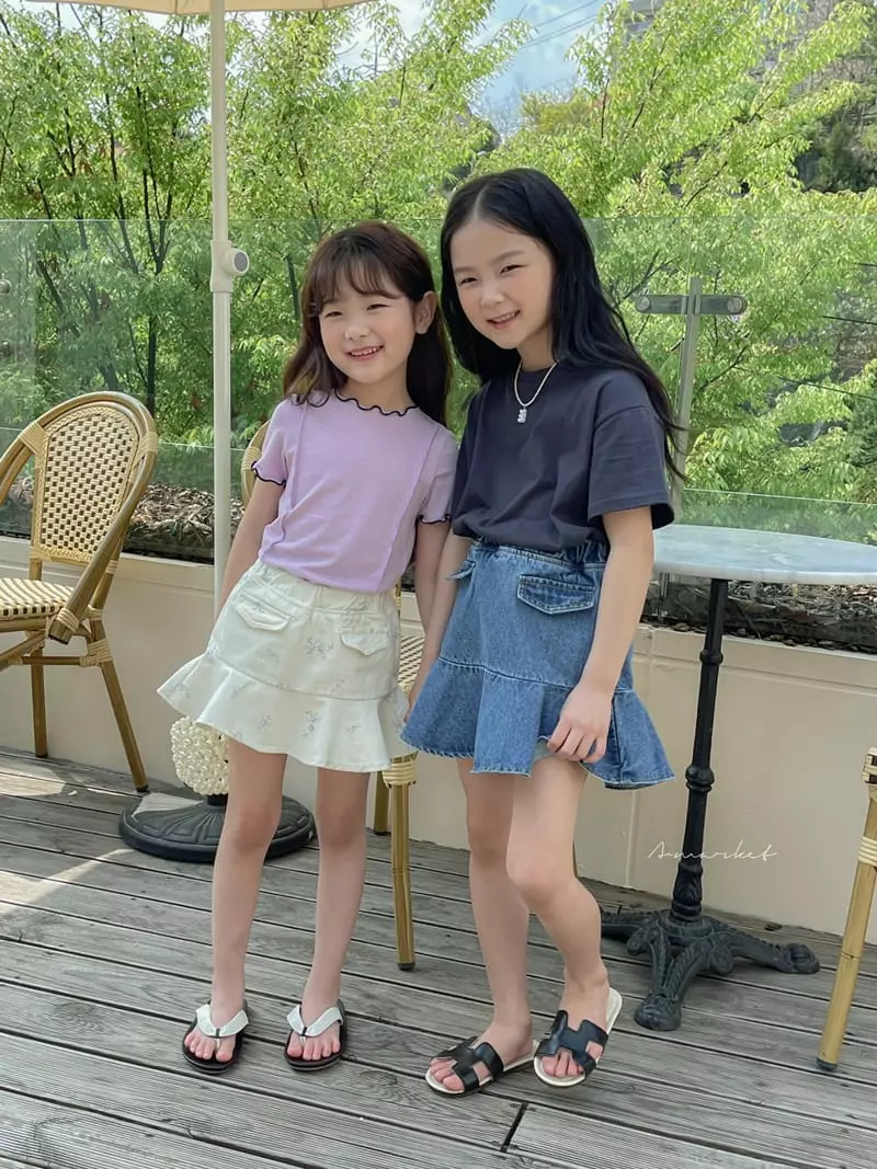 a-Market - Korean Children Fashion - #todddlerfashion - Pocket Whole Skirt - 11