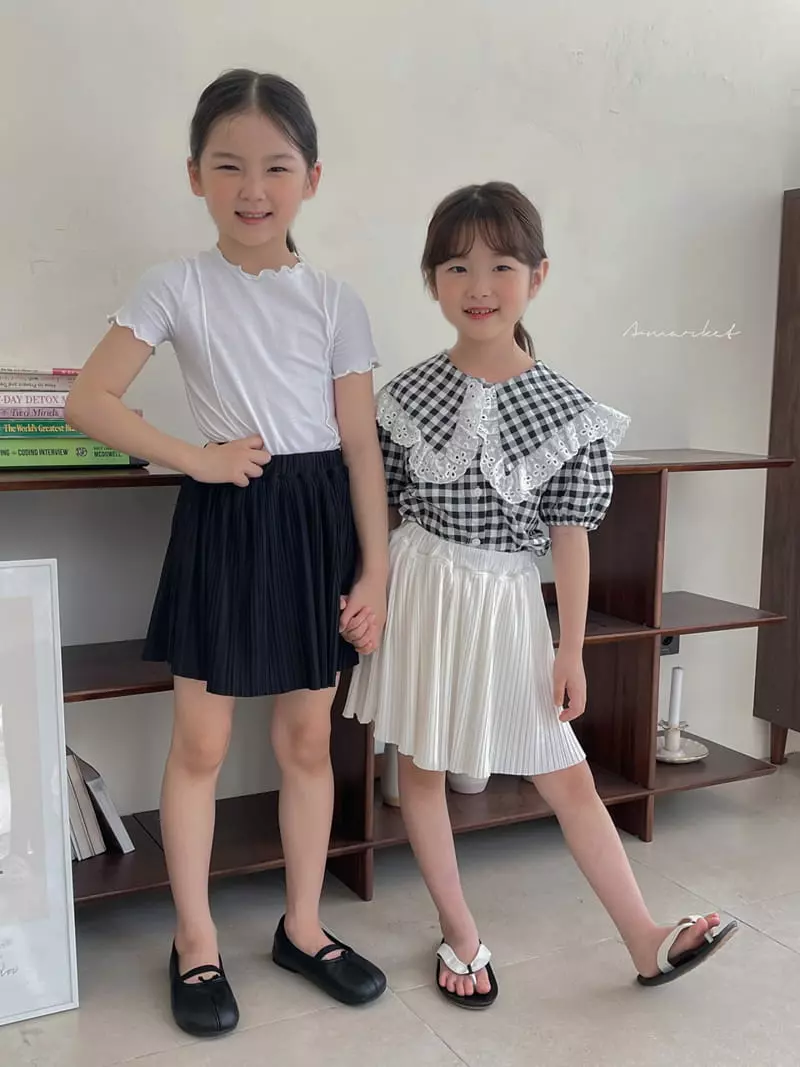 a-Market - Korean Children Fashion - #todddlerfashion - Pleats Skrit - 10