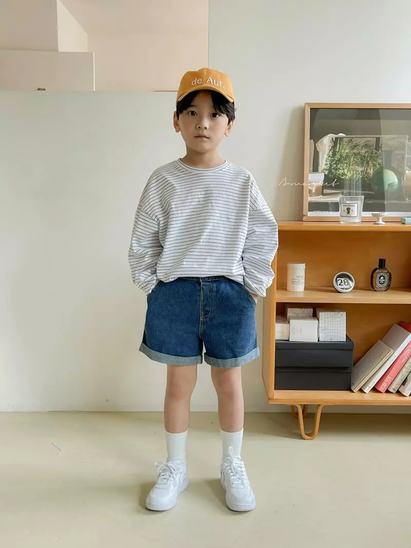 a-Market - Korean Children Fashion - #todddlerfashion - Play Stripes Tee - 12