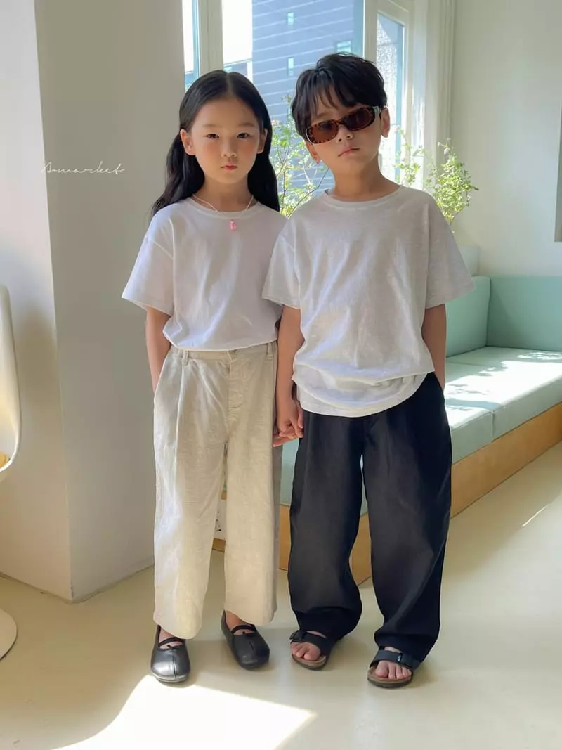 a-Market - Korean Children Fashion - #toddlerclothing - Linen Pintuck Pants - 5
