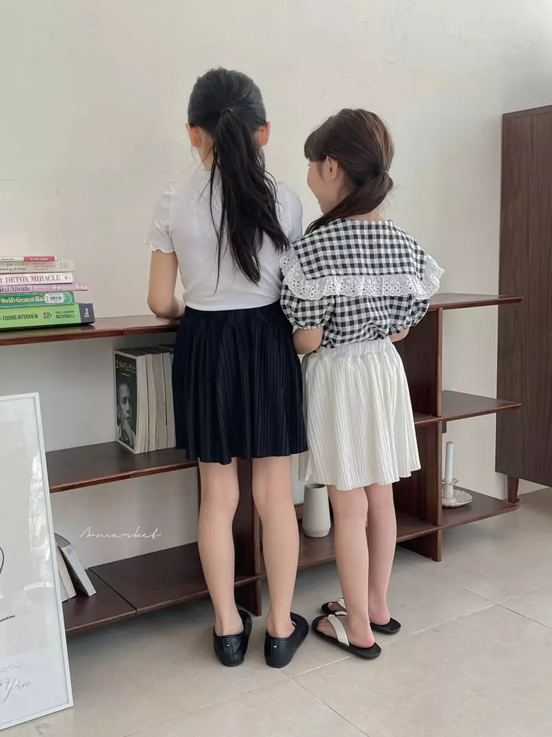 a-Market - Korean Children Fashion - #toddlerclothing - Pleats Skrit - 11