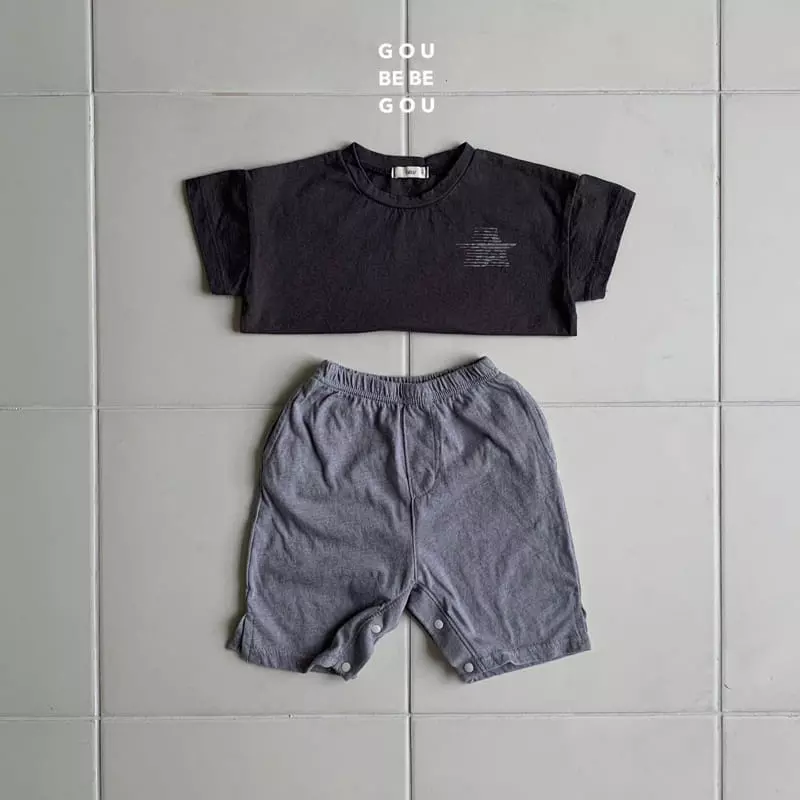 go;u - Korean Baby Fashion - #babyoutfit - Bebe Star Tee - 10