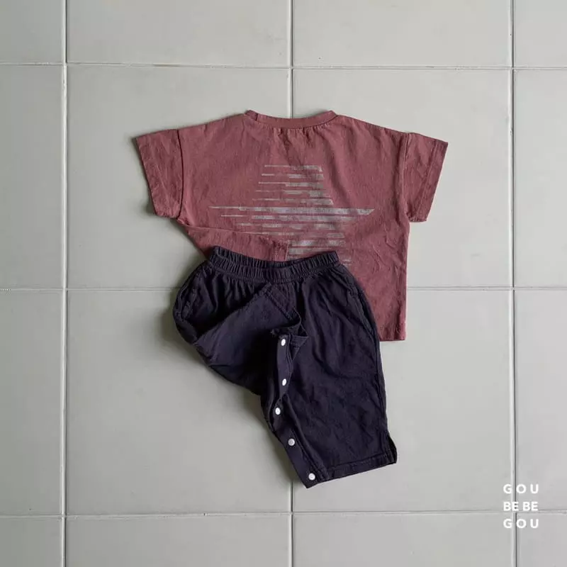 go;u - Korean Baby Fashion - #babyoutfit - Bebe Star Tee - 11