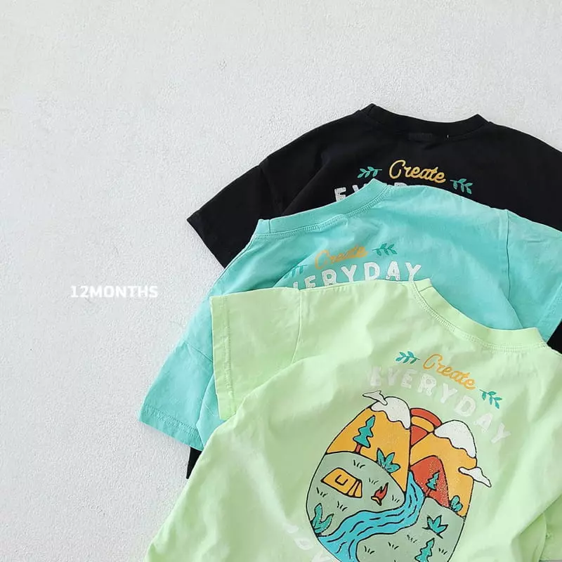 12 Month - Korean Children Fashion - #designkidswear - Everyday Tee - 3