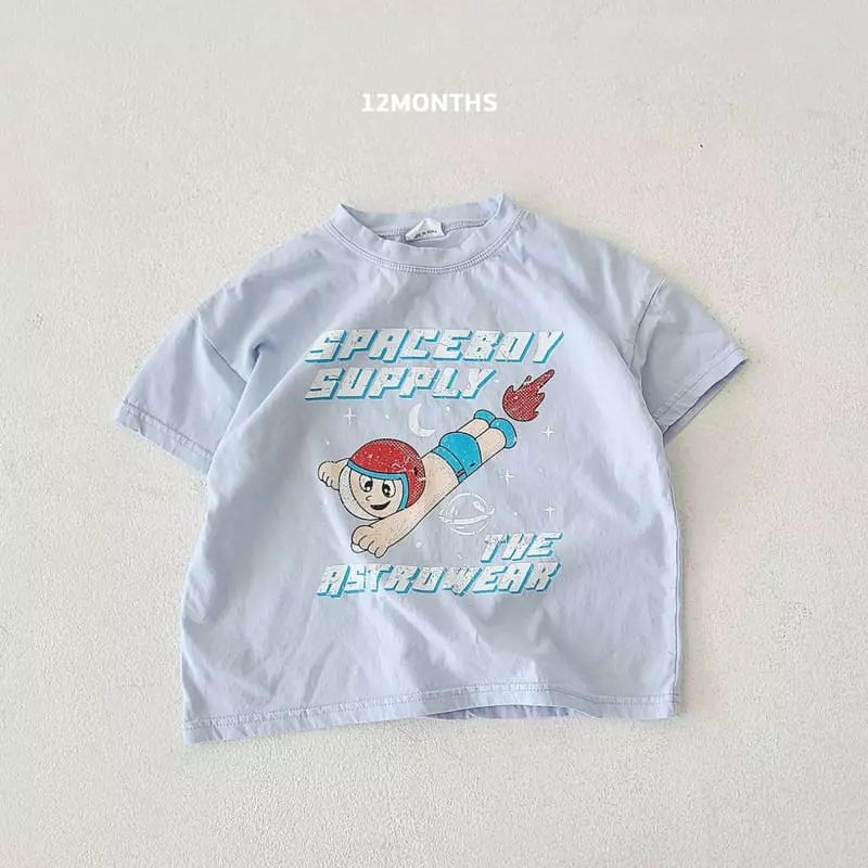 12 Month - Korean Children Fashion - #discoveringself - Space Tee
