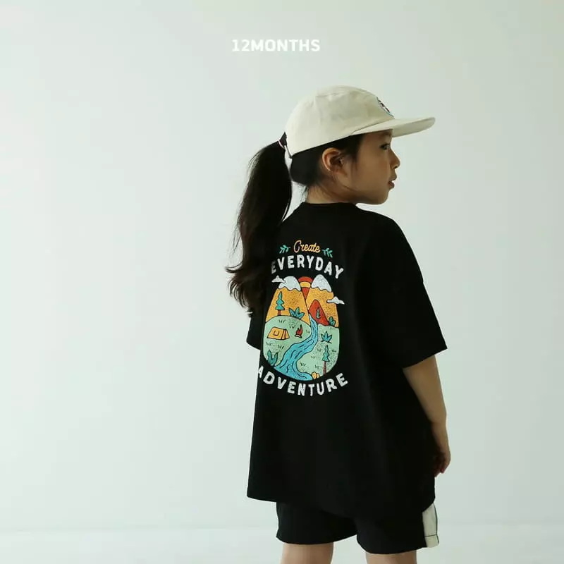 12 Month - Korean Children Fashion - #kidsshorts - Everyday Tee - 6
