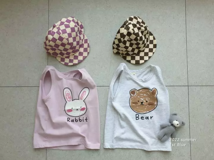 1st Blue - Korean Children Fashion - #kidzfashiontrend - Animal Sleeveless - 4