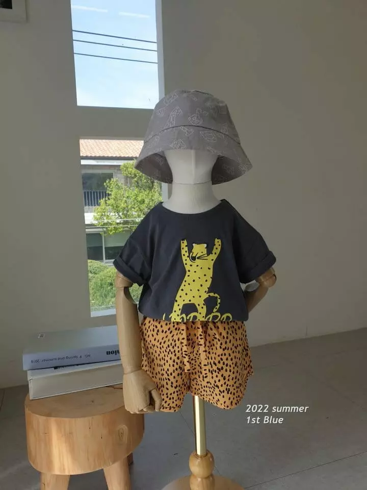 1st Blue - Korean Children Fashion - #fashionkids - Zoo Tee - 2