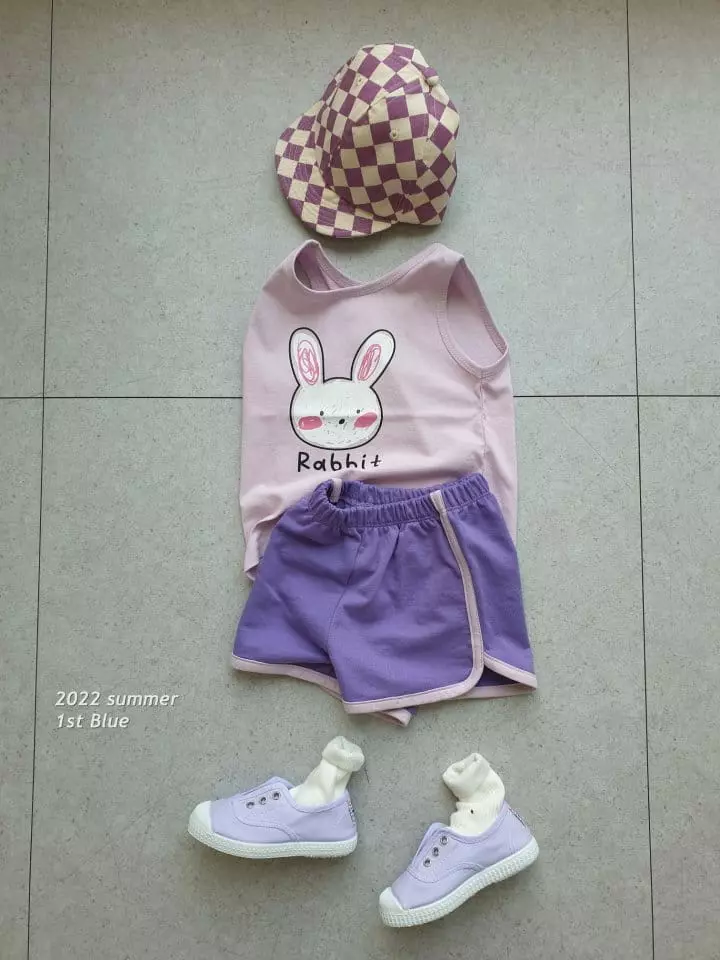 1st Blue - Korean Children Fashion - #kidsshorts - Color Piping Shorts - 2
