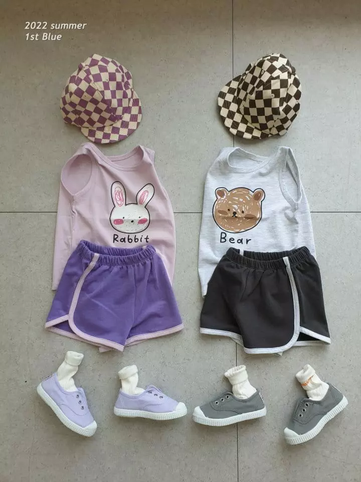 1st Blue - Korean Children Fashion - #kidsstore - Color Piping Shorts - 3
