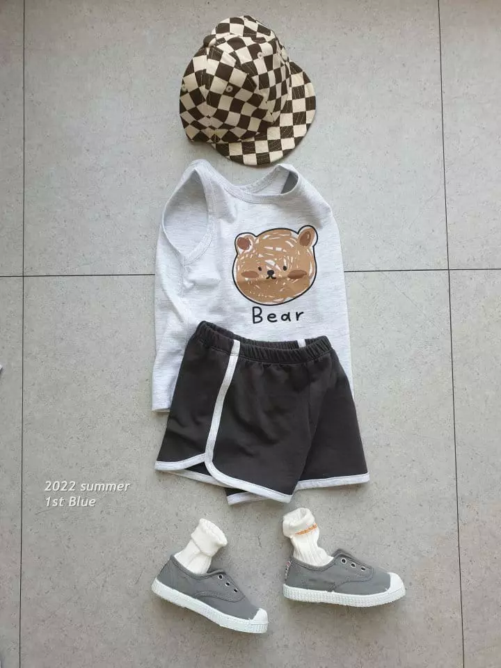 1st Blue - Korean Children Fashion - #kidsstore - Animal Sleeveless - 2