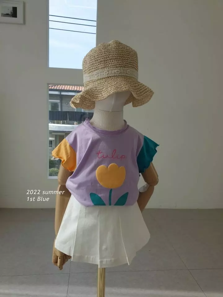 1st Blue - Korean Children Fashion - #magicofchildhood - Span Wrinkle Shorts - 3