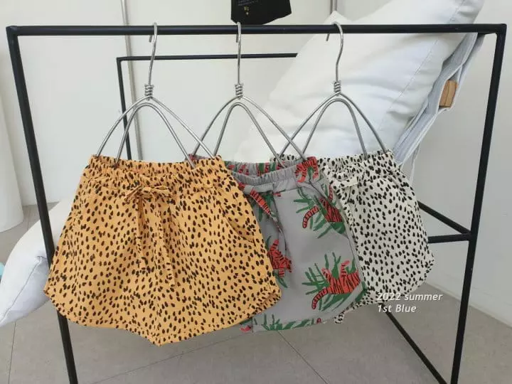 1st Blue - Korean Children Fashion - #magicofchildhood - Zoo Shorts