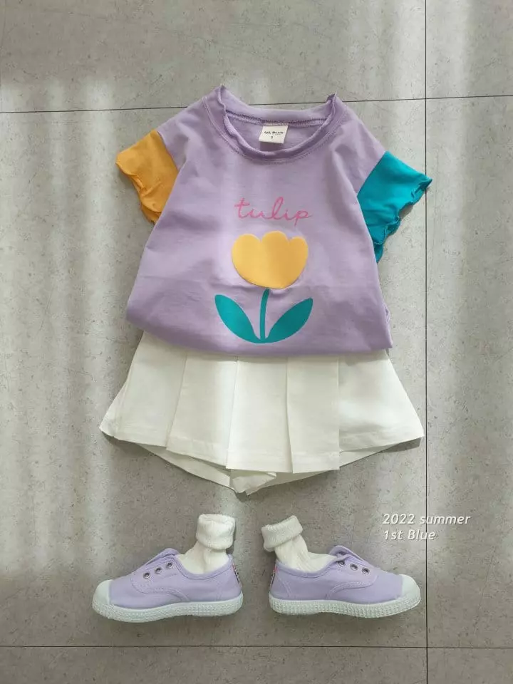 1st Blue - Korean Children Fashion - #prettylittlegirls - Span Wrinkle Shorts - 5