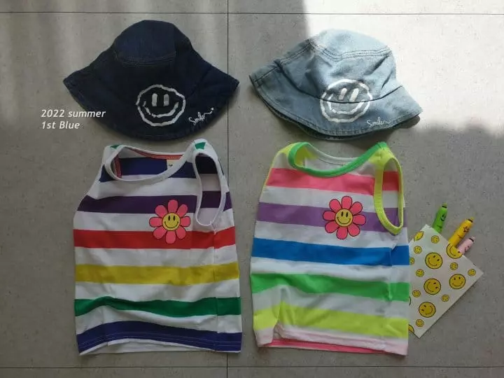 1st Blue - Korean Children Fashion - #toddlerclothing - Rainbow Stripes Tee - 6