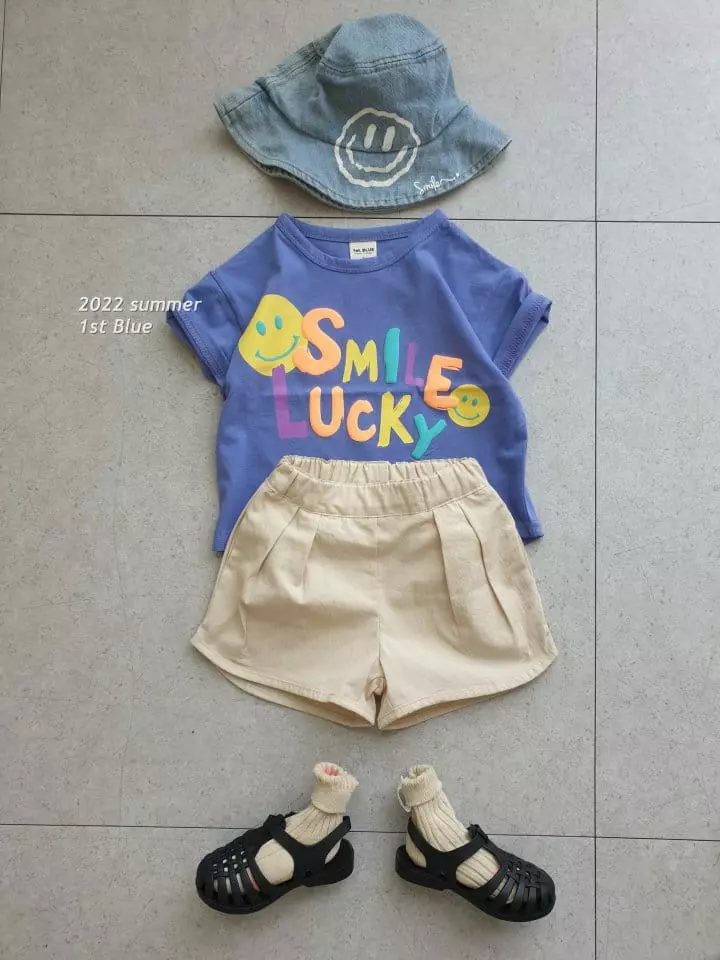 1st Blue - Korean Children Fashion - #toddlerclothing - Two Tuck Piping Shorts - 3