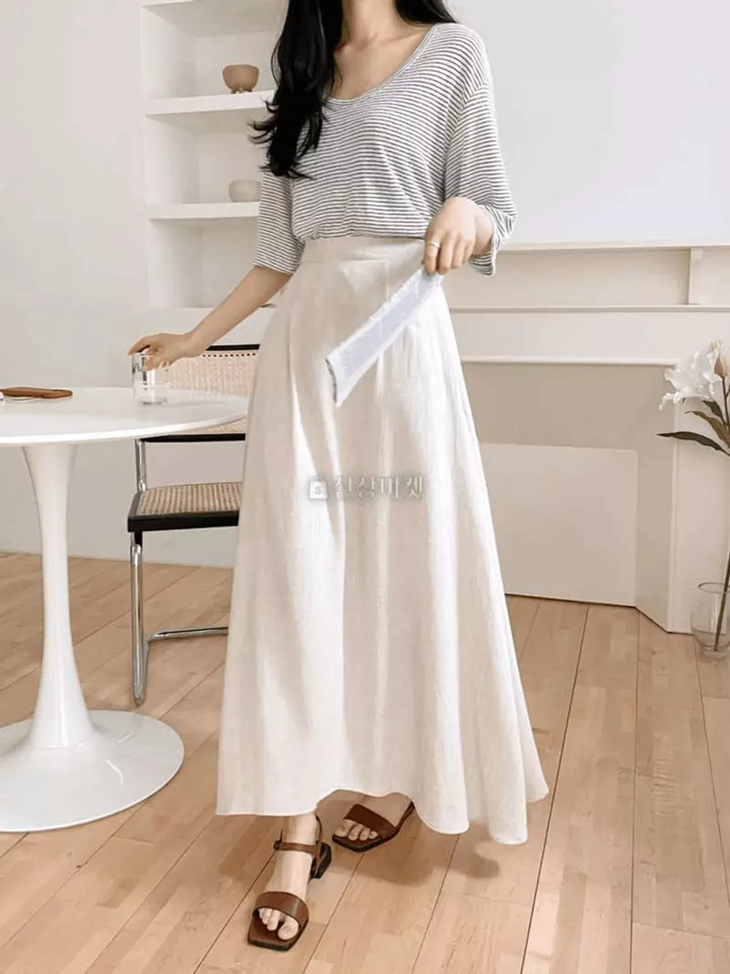 A-Me - Korean Women Fashion - #momslook - Whole Skirt - 11