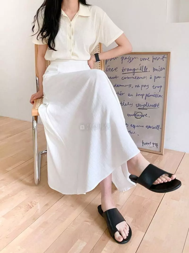 A-Me - Korean Women Fashion - #momslook - Whole Skirt - 3