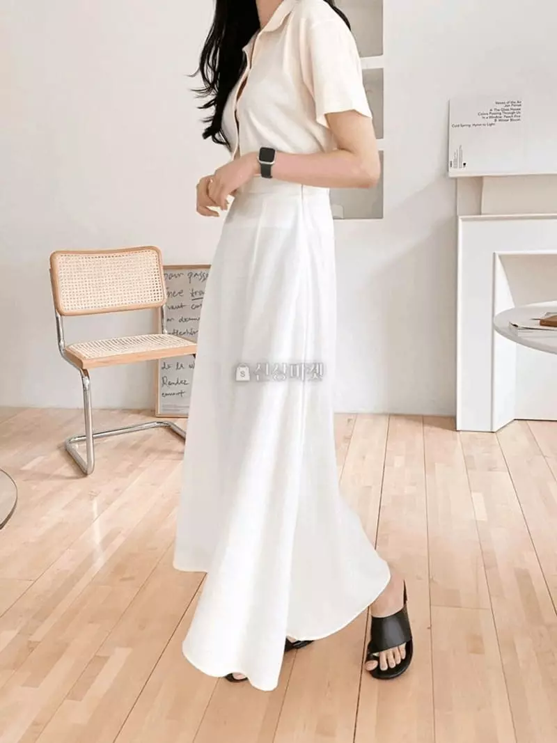 A-Me - Korean Women Fashion - #momslook - Whole Skirt - 5