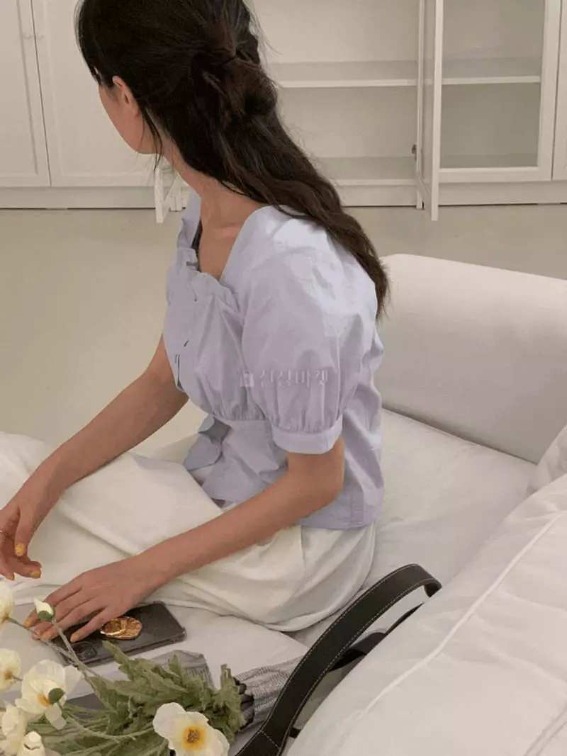 A-Me - Korean Women Fashion - #momslook - Haize Blouse - 6