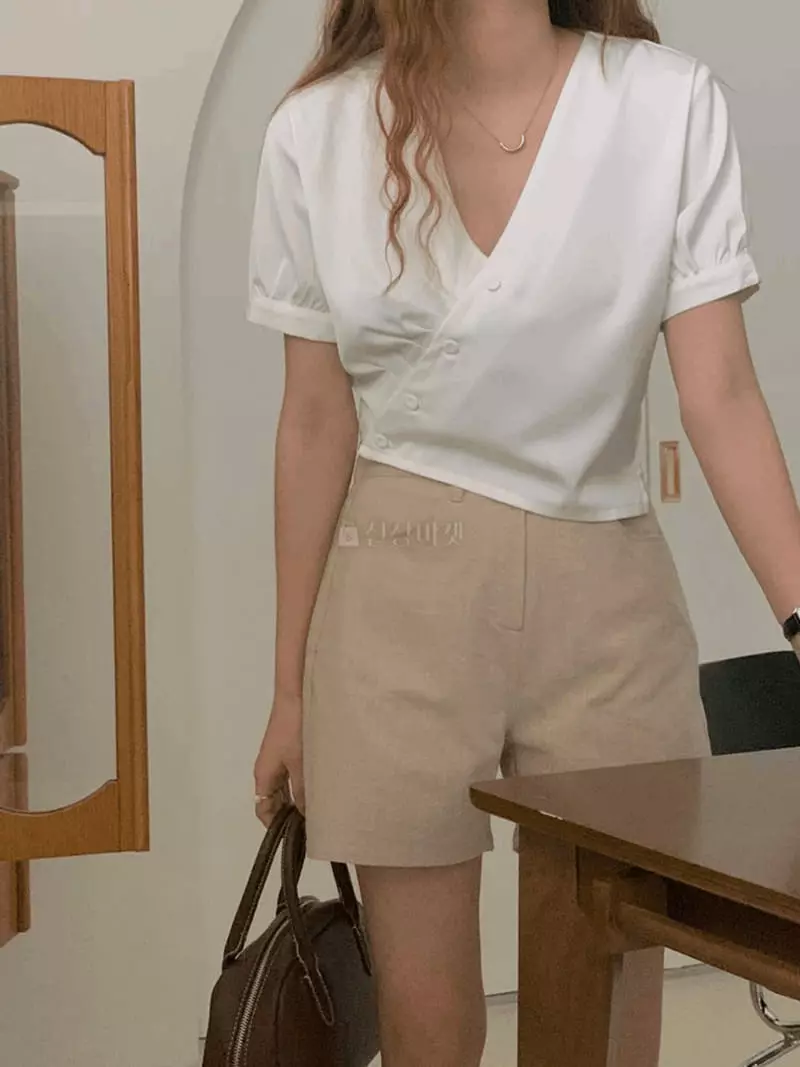 A-Me - Korean Women Fashion - #momslook - Hands Blouse - 11