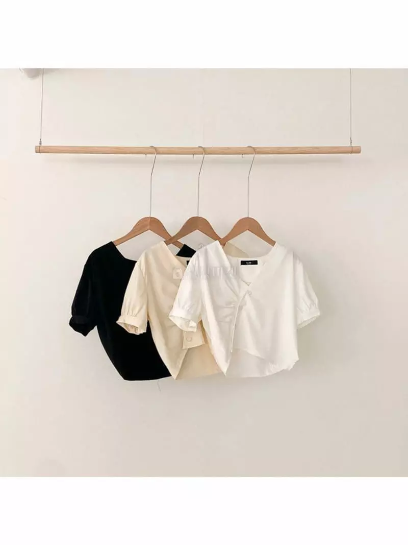 A-Me - Korean Women Fashion - #momslook - Hands Blouse - 9