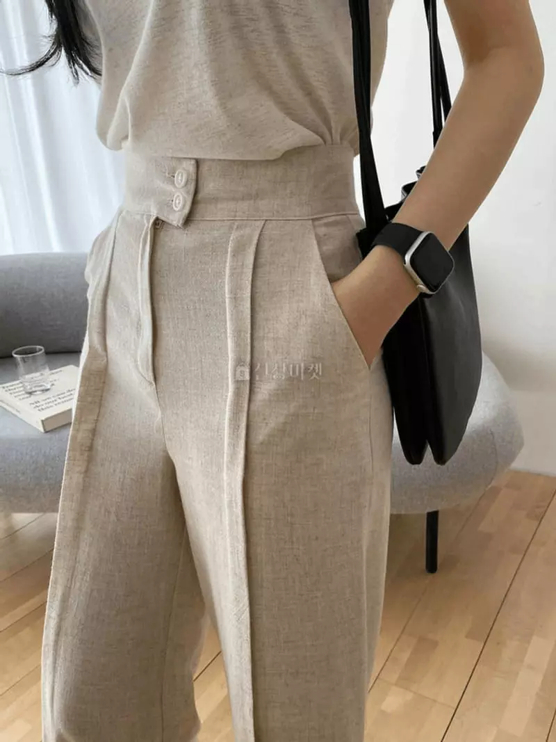 A-Me - Korean Women Fashion - #momslook - Fresh Pants - 2