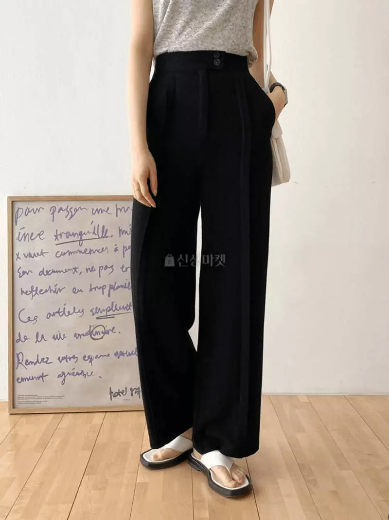 A-Me - Korean Women Fashion - #momslook - Fresh Pants - 8