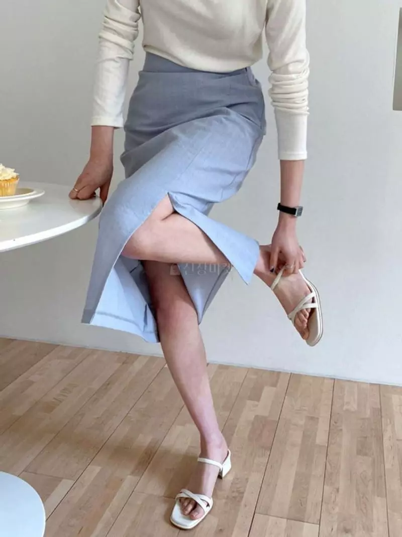 A-Me - Korean Women Fashion - #womensfashion - Pastel Skirt - 4