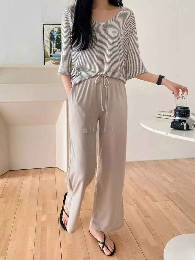 A-Me - Korean Women Fashion - #momslook - Cool Pants - 3