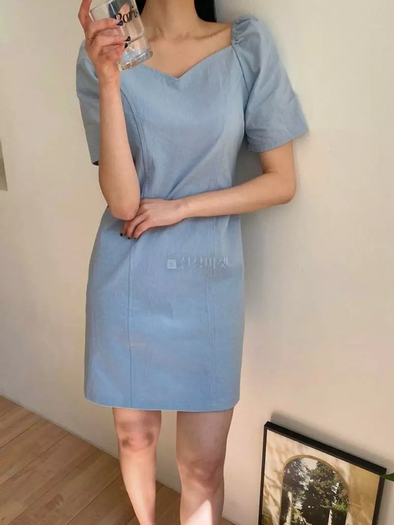 A-Me - Korean Women Fashion - #momslook - Stitch One-piece - 3