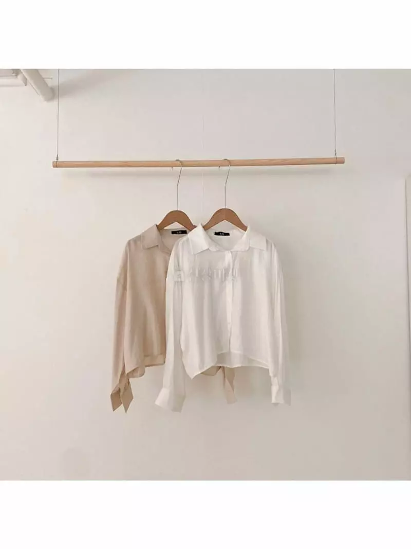 A-Me - Korean Women Fashion - #womensfashion - Butter Shirt - 4