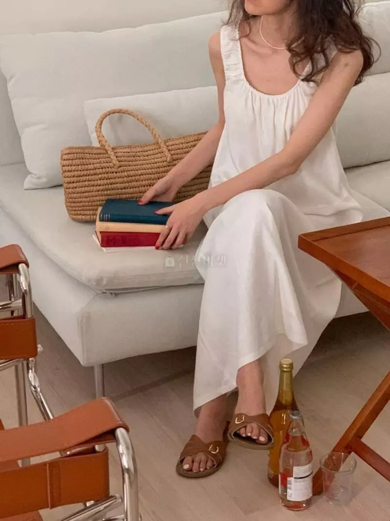 A-Me - Korean Women Fashion - #momslook - Banding One-piece