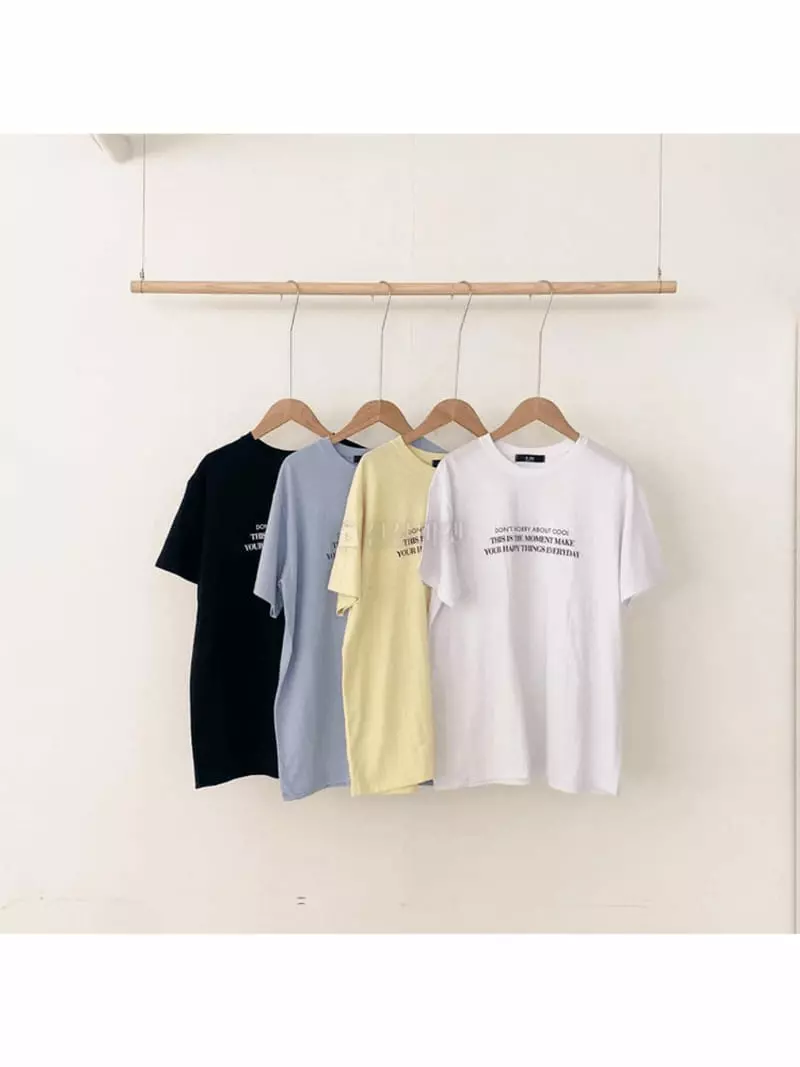 A-Me - Korean Women Fashion - #momslook - Moment Tee - 9