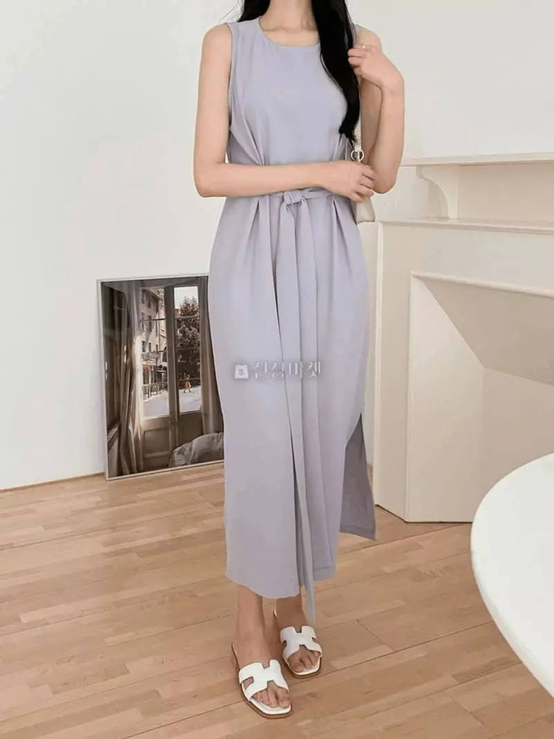 A-Me - Korean Women Fashion - #momslook - Ribbon One-piece - 6