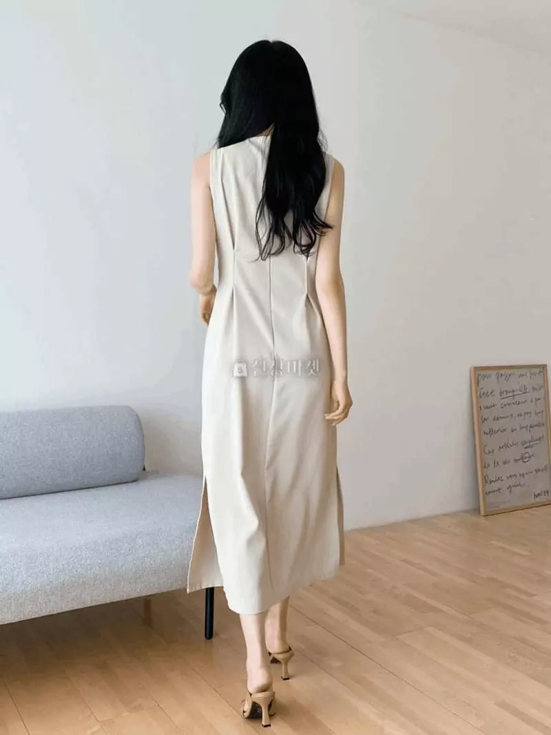 A-Me - Korean Women Fashion - #momslook - Ribbon One-piece - 7