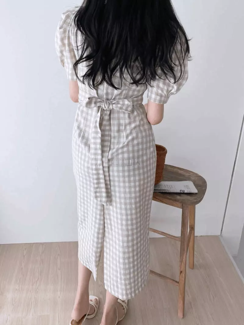 A-Me - Korean Women Fashion - #momslook - Twist One-piece - 7