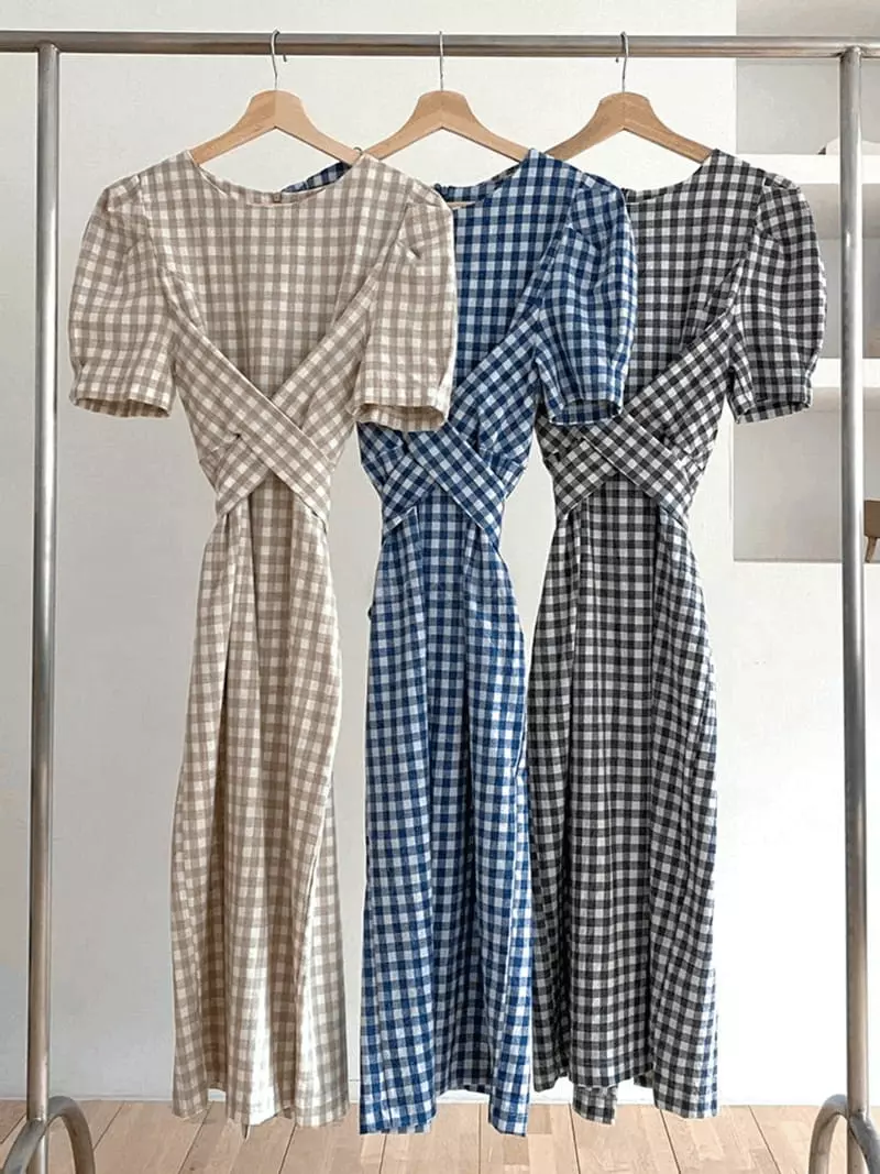 A-Me - Korean Women Fashion - #momslook - Twist One-piece - 9