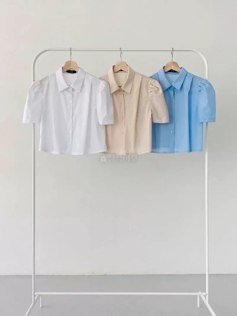 A-Me - Korean Women Fashion - #pursuepretty - Crop Shirt - 9