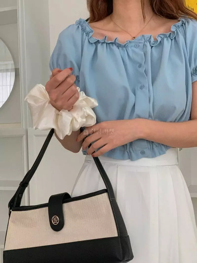 A-Me - Korean Women Fashion - #restrostyle - Open Shoulder - 2