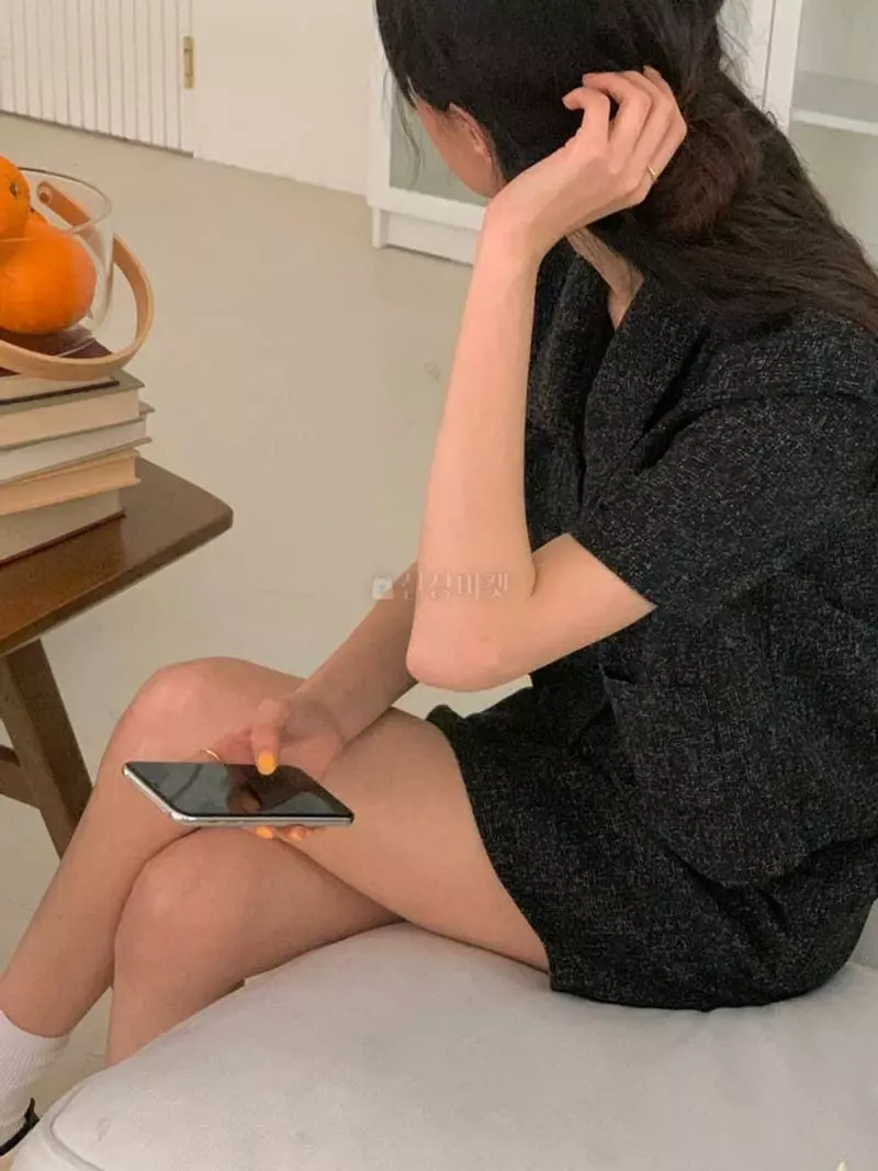 A-Me - Korean Women Fashion - #romanticstyle - Eden Top Bottom Set - 2