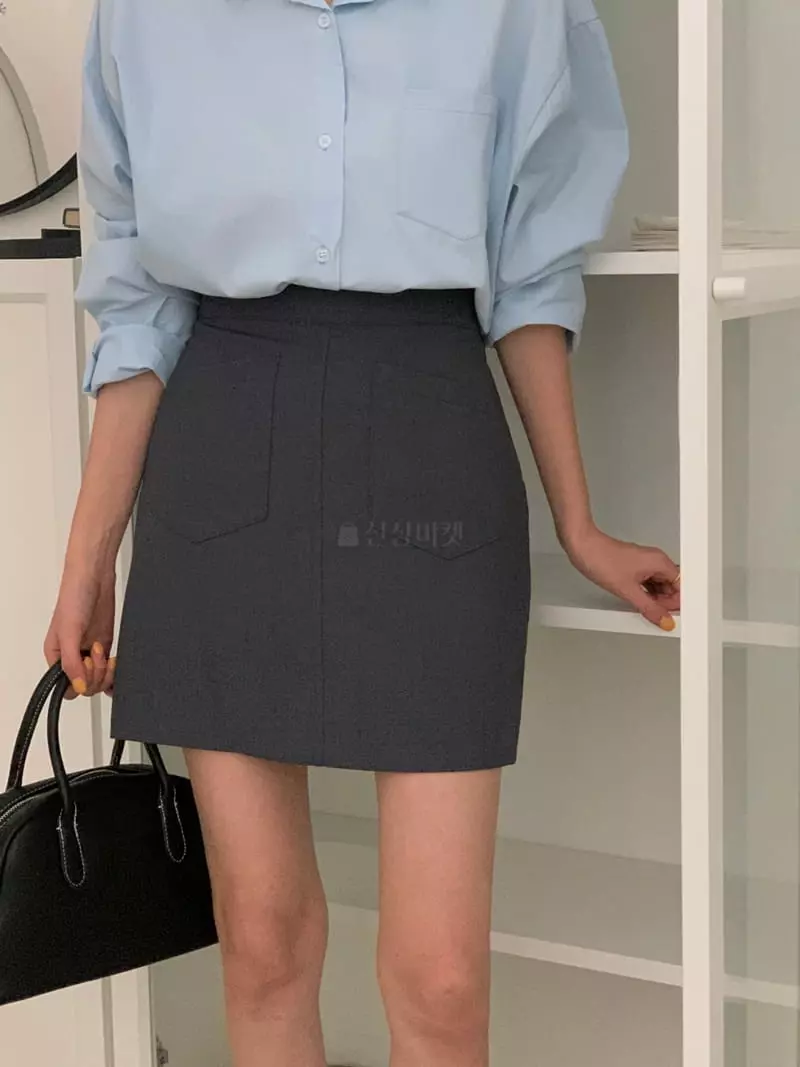 A-Me - Korean Women Fashion - #shopsmall - Naples Skirt - 5