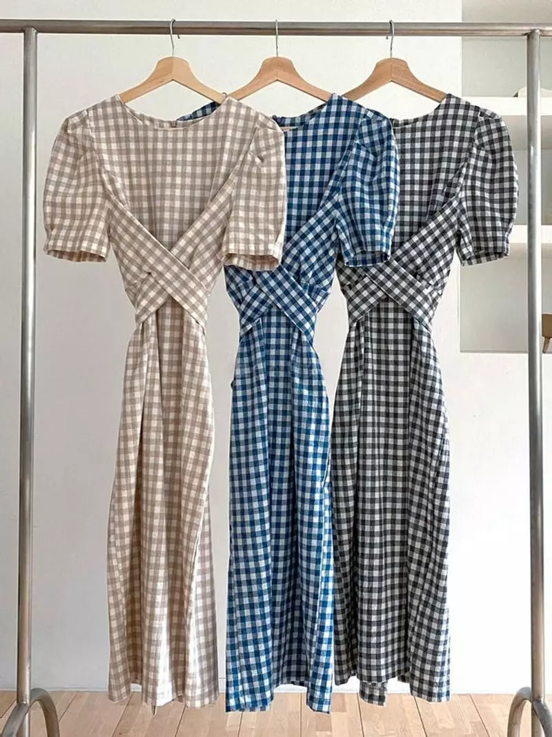A-Me - Korean Women Fashion - #romanticstyle - Twist One-piece - 4